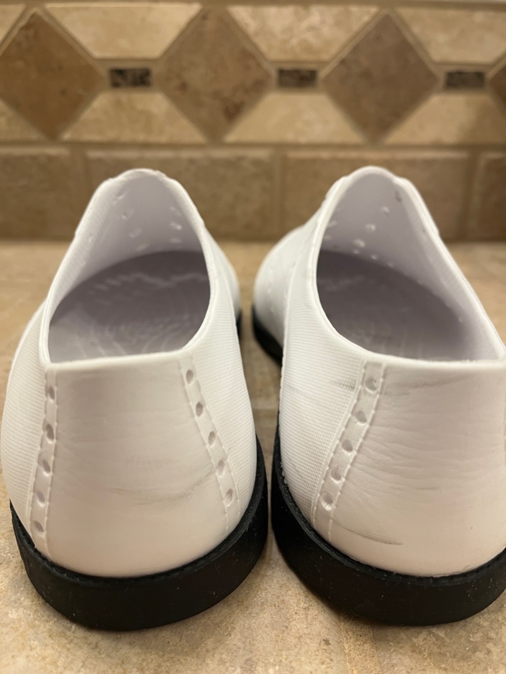 Biion White Unisex Golf Shoes 7/9 - Picture 7 of 7